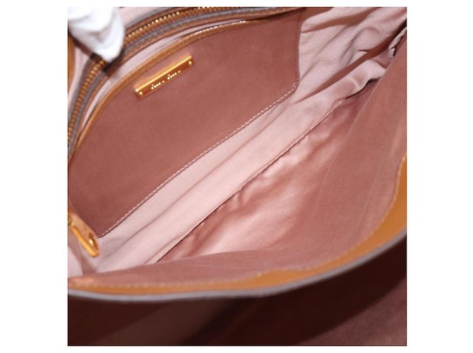 Borsa a mano Miu Miu in pelle 2way marrone oro autentica 202932V D'oro - vista 23