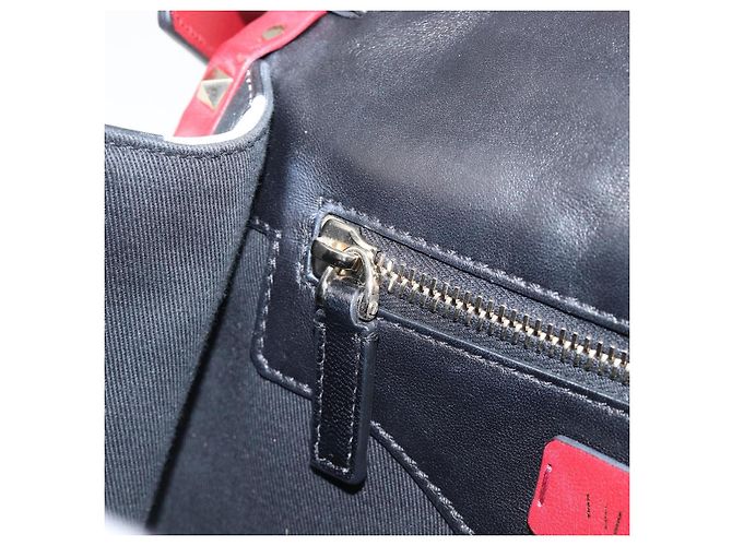 Borsa VALENTINO Rock Studs in pelle 2way Rossa Oro Auth 200731V Rosso D'oro - vista 26