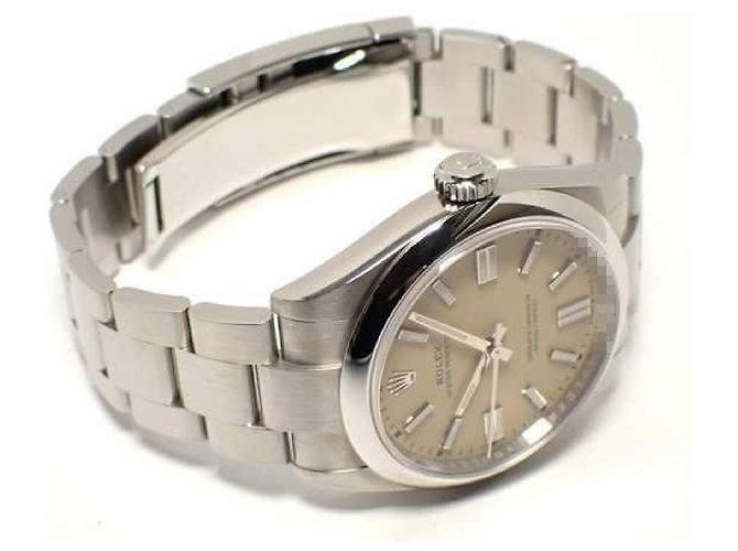 ROLEX Oyster PERPETUAL 41 beige 134300 '25 Uomo Argento - vista 11