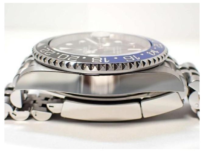ROLEX GMT MasterII lunetta blu e nera 126710BLNR Bracciale Jubilee '25 Uomo Argento - vista 5