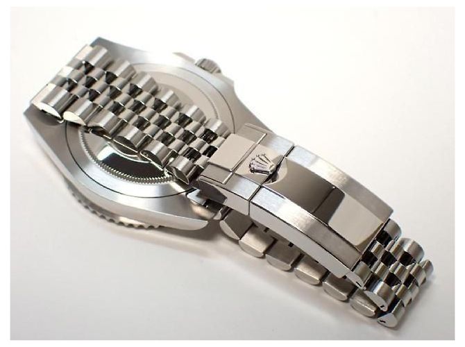 ROLEX GMT MasterII lunetta blu e nera 126710BLNR Bracciale Jubilee '25 Uomo Argento - vista 6