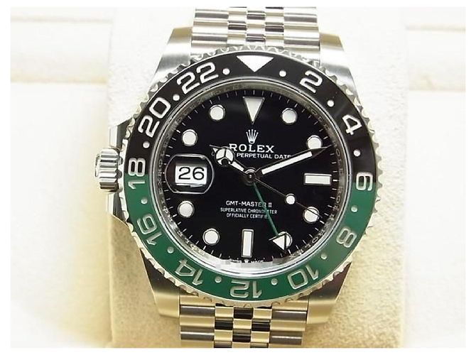 ROLEX GMT MasterII left handed Jubilee Ref.126720VTNR Mens Argento - vista 2