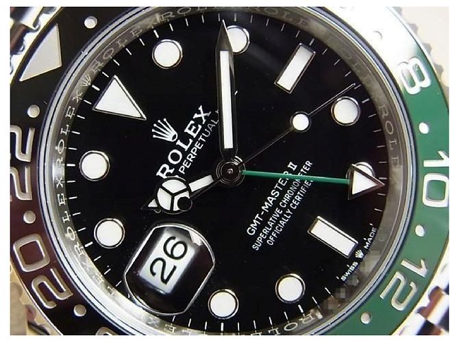 ROLEX GMT MasterII left handed Jubilee Ref.126720VTNR Mens Argento - vista 3