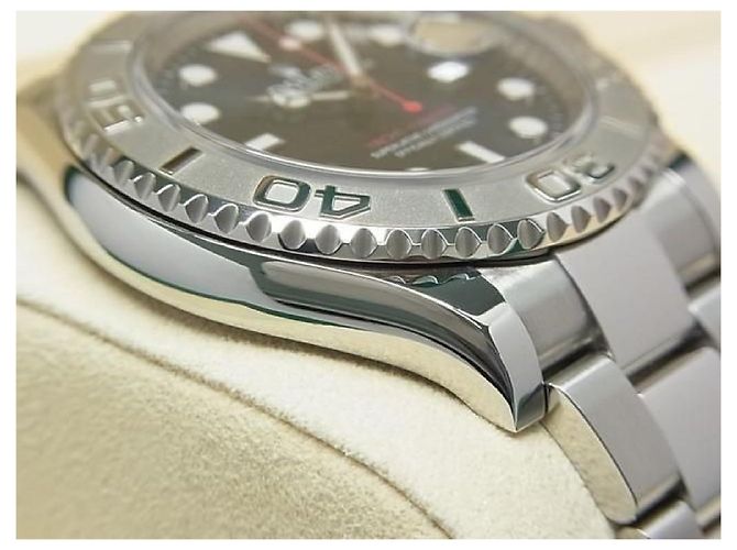 ROLEX YACHT-MASTER 40 quadrante blu 116622 '18 acquistato Uomo Argento - vista 8