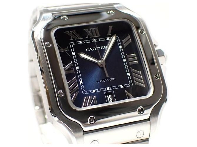 CARTIER Santos de LM blue WSSA0030 '24 Womens Plata - vista 2