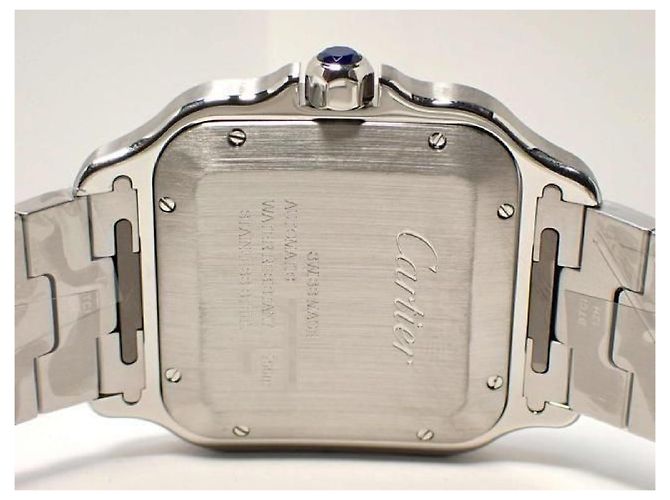 CARTIER Santos de LM blue WSSA0030 '24 Womens Plata - vista 8