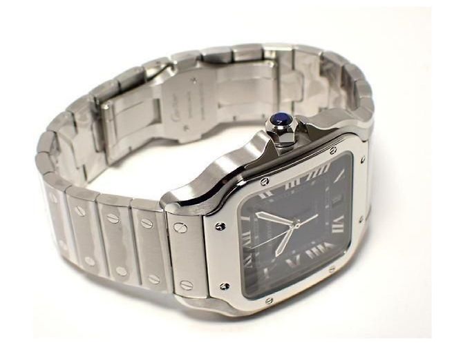 CARTIER Santos de LM blue WSSA0030 '24 Womens Plata - vista 9