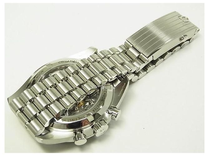 OMEGA Speedmaster moon watch Professional black Mens Argento - vista 12