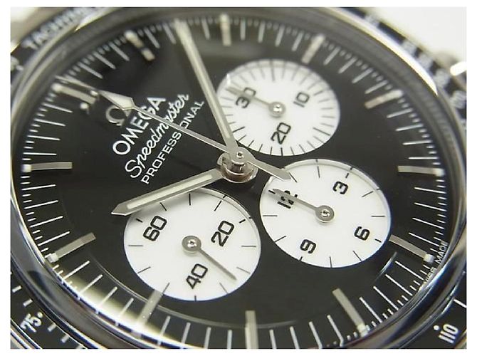 OMEGA Speedmaster moon watch Professional black Mens Argento - vista 4