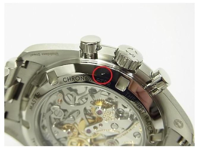 OMEGA Speedmaster moon watch Professional black Mens Argento - vista 6