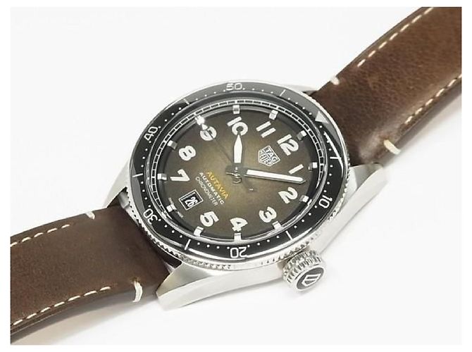 TAG HEUER Autavia 42 MM WBE5114.FC8266 Uomo Argento - vista 2