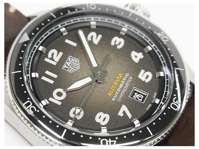 TAG HEUER Autavia 42 MM WBE5114.FC8266 Uomo Argento - vista 3