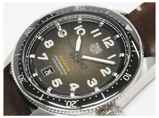 TAG HEUER Autavia 42 MM WBE5114.FC8266 Uomo Argento - vista 5