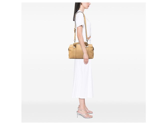 Bamboo Bolsa Satchel Gucci em couro de bezerro marrom com alça de bambu - vista 6