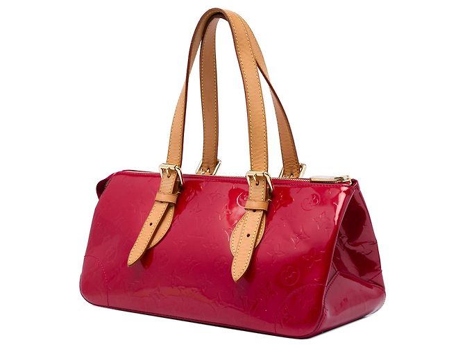 Borsa a tracolla Louis Vuitton Monogram Vernis Rosewood Avenue rossa Rosso - vista 2