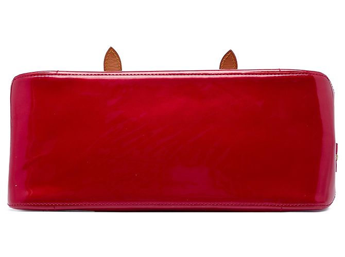 Borsa a tracolla Louis Vuitton Monogram Vernis Rosewood Avenue rossa Rosso - vista 3