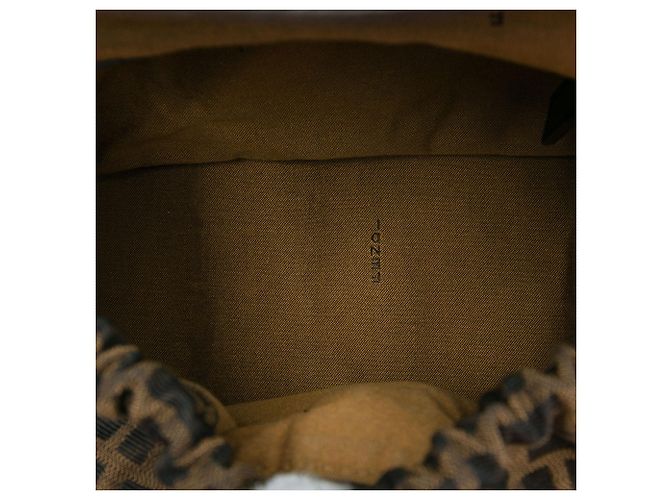 Borsa Fendi Medium Zucca Canvas Magic Marrone - vista 4