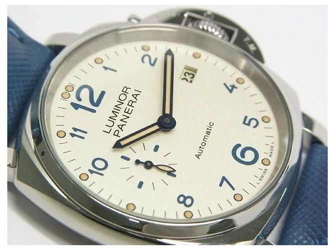 PANERAI Luminor Due 3 DAY'S Acciaio 42 MM PAM00906 Uomo Argento - vista 2