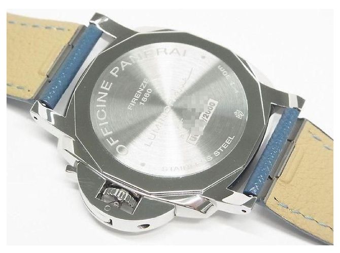 PANERAI Luminor Due 3 DAY'S Acciaio 42 MM PAM00906 Uomo Argento - vista 6