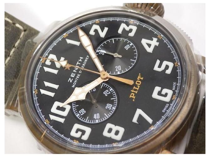 Zénith ZENITH Pilot's Type20 Chronograph EXTRA SPECIAL 29.2430.4069/21.C800 Uomo Argento - vista 2