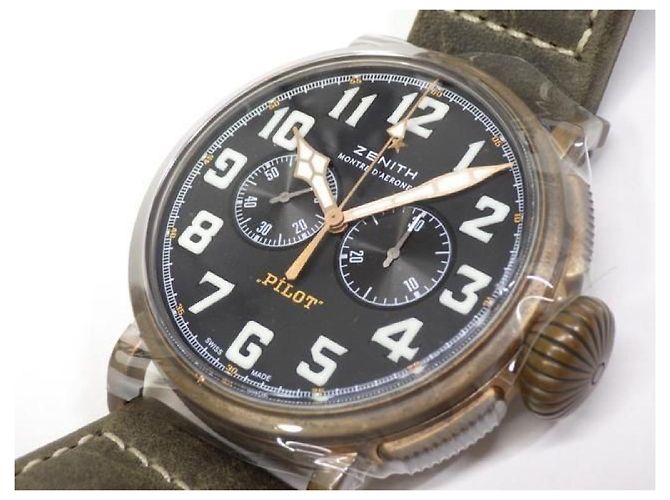 Zénith ZENITH Pilot's Type20 Chronograph EXTRA SPECIAL 29.2430.4069/21.C800 Uomo Argento - vista 4