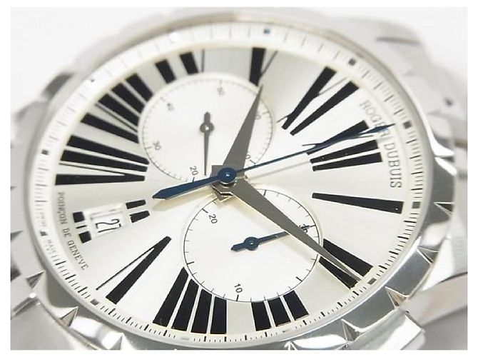 Autre Marque ROGER DUBUIS Excalibur 42 Micro Rotor Chronograph DBEX0451 makerOH done Uomo Argento - vista 3