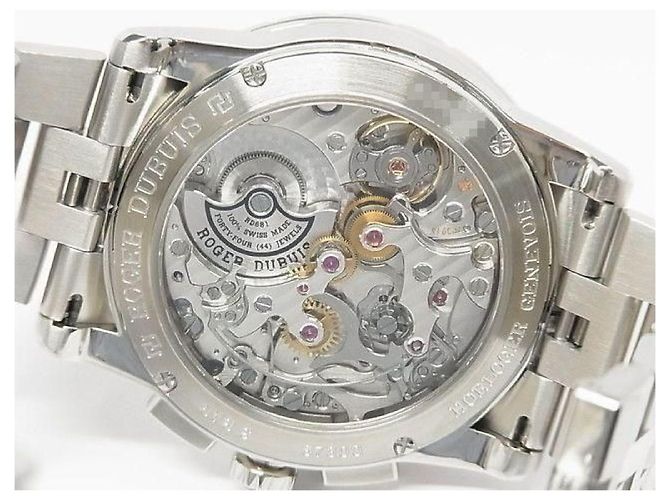Autre Marque ROGER DUBUIS Excalibur 42 Micro Rotor Chronograph DBEX0451 makerOH done Uomo Argento - vista 4