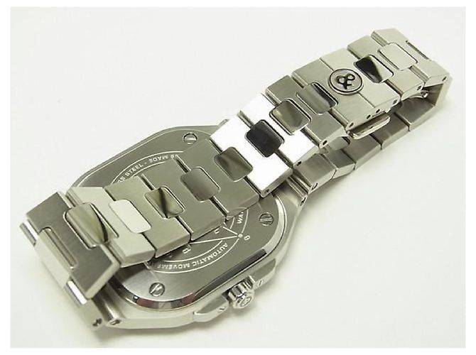 BELL & ROSS BR-05 36 MM blue diamond Eagle Uomo Argento - vista 13