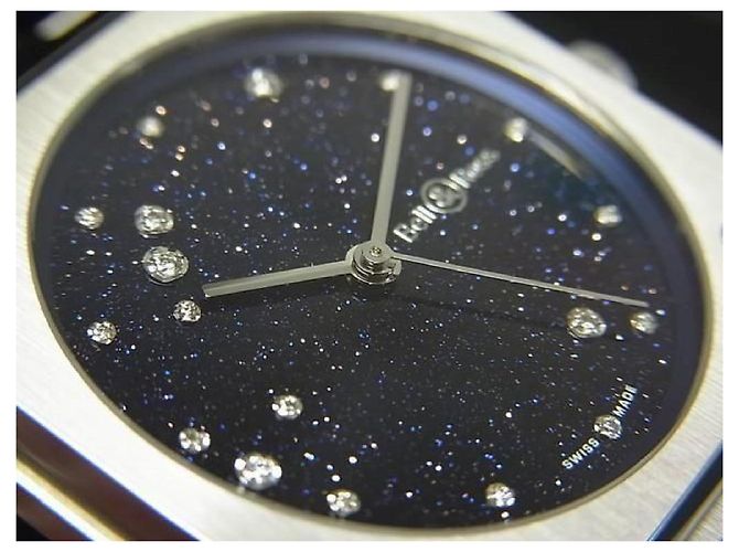 BELL & ROSS BR-05 36 MM blue diamond Eagle Uomo Argento - vista 4