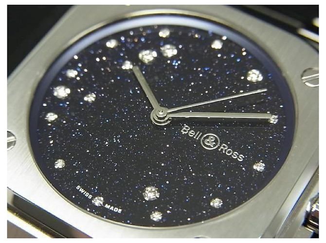 BELL & ROSS BR-05 36 MM blue diamond Eagle Uomo Argento - vista 5