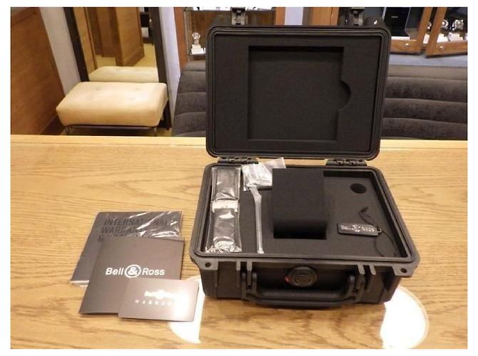 BELL & ROSS BR03 DIVER acciaio nero 42 MM BR03A-D-BL-ST/SRB Uomo Argento - vista 18