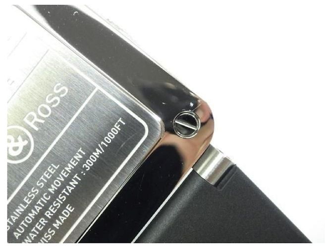 BELL & ROSS BR03 DIVER acciaio nero 42 MM BR03A-D-BL-ST/SRB Uomo Argento - vista 6