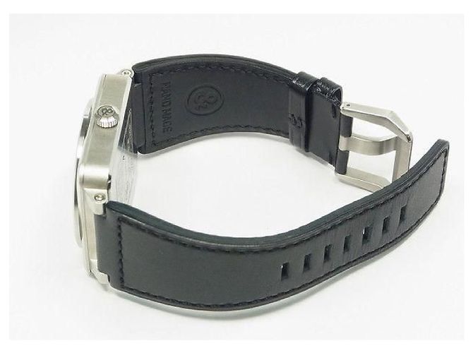 BELL & ROSS BR03-97 Reserve de Marche BR0397-BL-SI/SCA Originalware Herren Silber - Ansicht 17