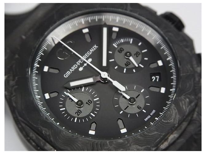 Autre Marque GIRARD PERREGAUX Laureato Absolute Chronograph 8Tech 81060-41-3222-1CX Uomo Argento - vista 2