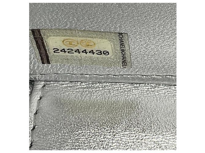Borsa a pochette Chanel Black / Silver 2017 in Lucite con logo CC e tracolla a catena Nero - vista 10