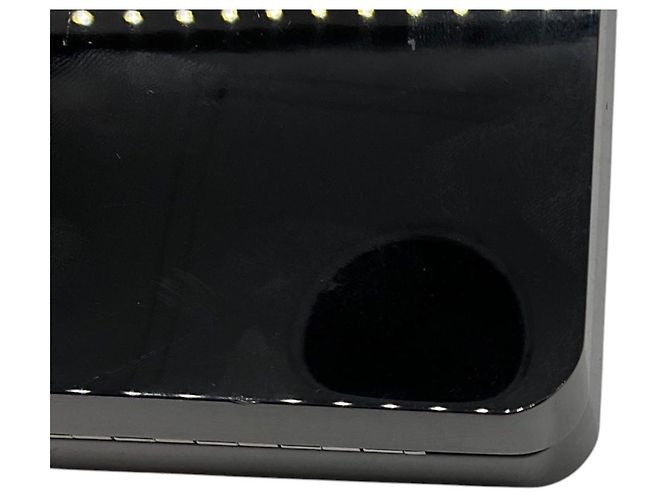 Borsa a pochette Chanel Black / Silver 2017 in Lucite con logo CC e tracolla a catena Nero - vista 16