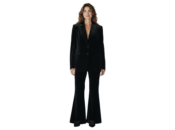 Completo Giacca e Pantaloni in Velluto Nero Akris - vista 7