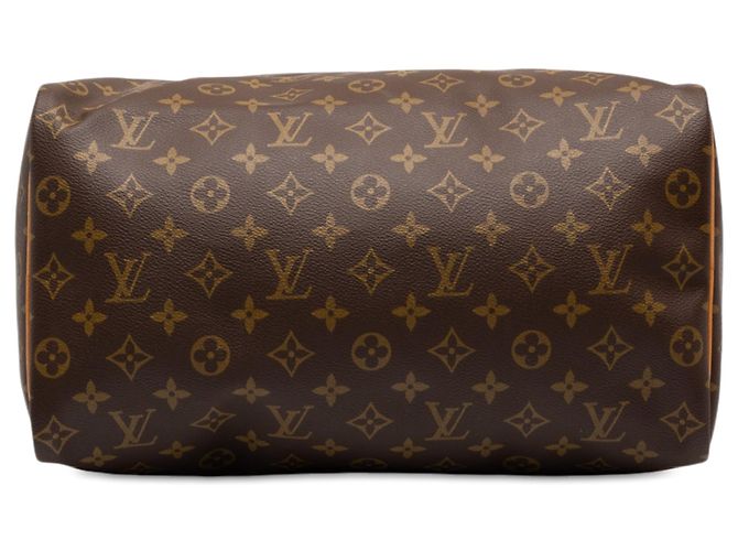 Borsa Boston Louis Vuitton Monogram Speedy 35 Marrone - vista 3