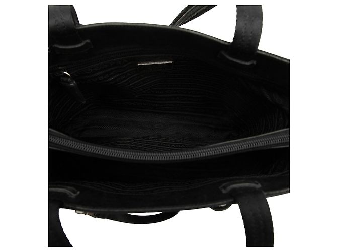 Tote Sacola Prada Tessuto Preta Preto - vista 4