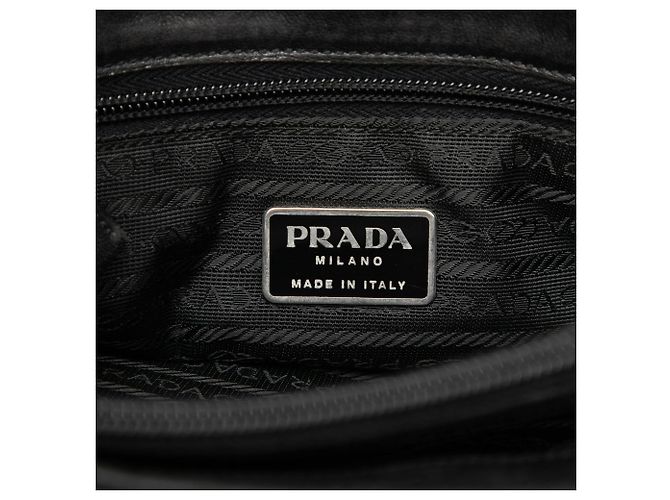 Tote Sacola Prada Tessuto Preta Preto - vista 5