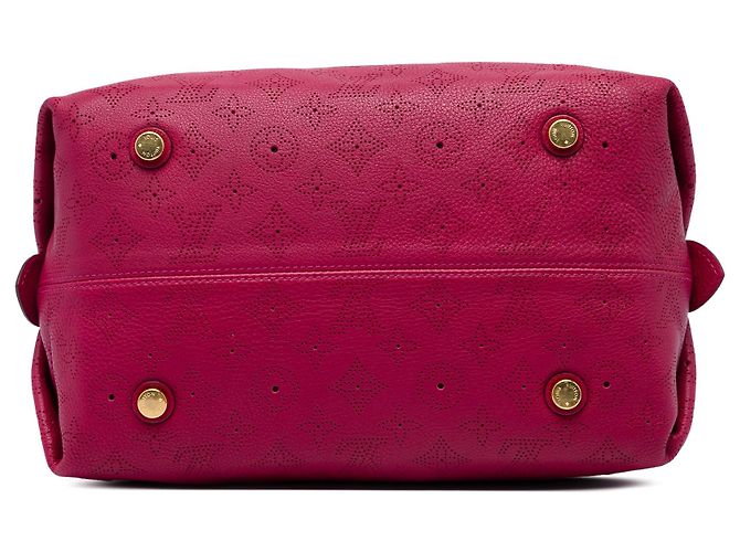 Borsa a tracolla Louis Vuitton Monogram Mahina Galatea PM Rosa - vista 3