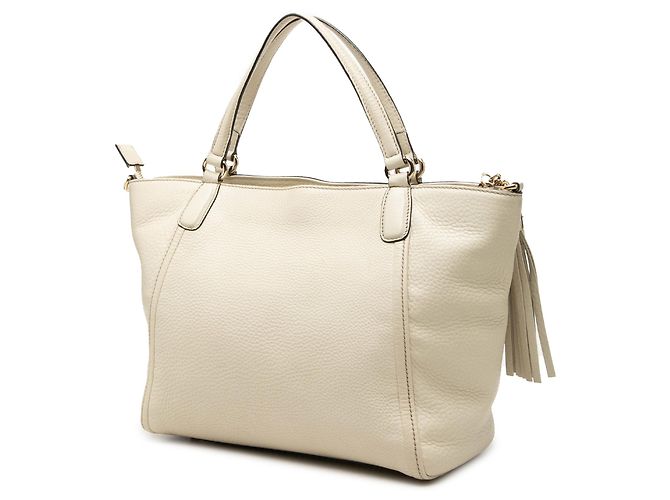 Borsa Soho Cellarius Small in vitello bianco Gucci - vista 2