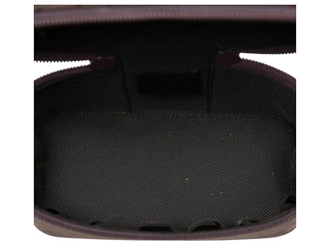 Mini borsa vanity Gucci in tela GG marrone - vista 4