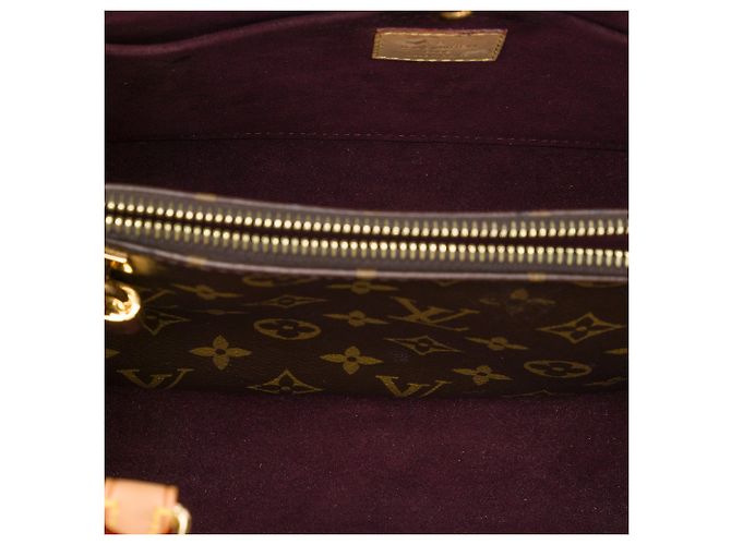 Louis Vuitton Monogram Montaigne MM Satchel Braun - Ansicht 4