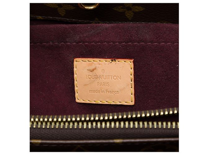 Louis Vuitton Monogram Montaigne MM Satchel Braun - Ansicht 5