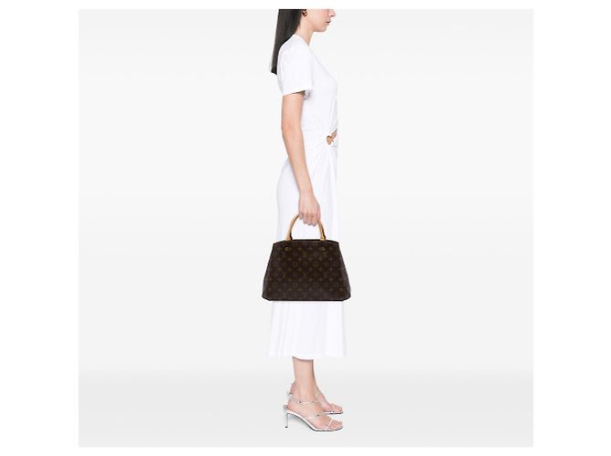 Louis Vuitton Monogram Montaigne MM Satchel Braun - Ansicht 6