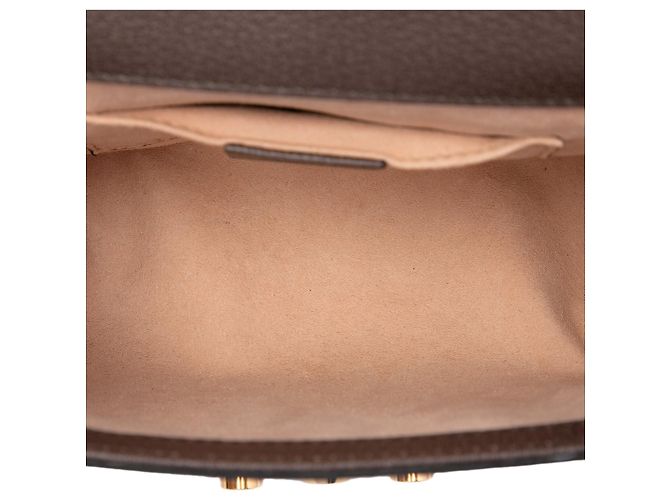 Borsa a tracolla Gucci Small GG Supreme Bengal Padlock Beige - vista 4