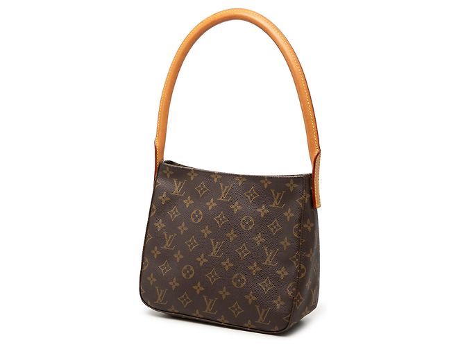 Bolso de hombro Louis Vuitton Monogram Looping MM Marrón Castaño - vista 2