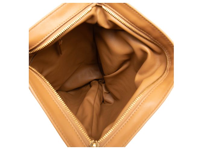 Borsa Bottega Veneta BV Twist in nappa marrone - vista 4