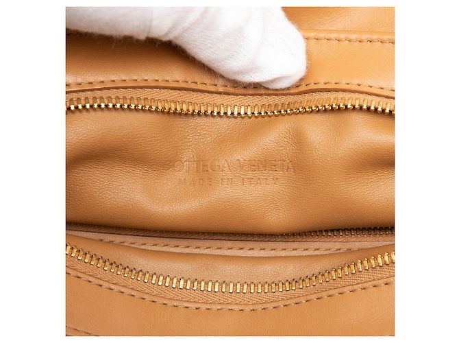 Borsa Bottega Veneta BV Twist in nappa marrone - vista 5